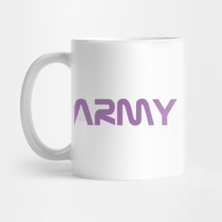 BTS ARMY nasa logo purple Mug